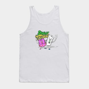 Graffiti Style Double Trouble Tank Top